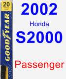 Passenger Wiper Blade for 2002 Honda S2000 - Premium