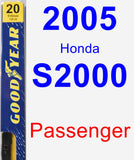 Passenger Wiper Blade for 2005 Honda S2000 - Premium