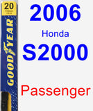 Passenger Wiper Blade for 2006 Honda S2000 - Premium