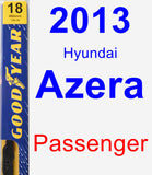 Passenger Wiper Blade for 2013 Hyundai Azera - Premium