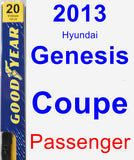 Passenger Wiper Blade for 2013 Hyundai Genesis Coupe - Premium