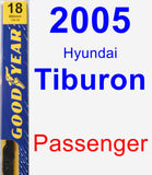 Passenger Wiper Blade for 2005 Hyundai Tiburon - Premium