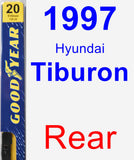 Rear Wiper Blade for 1997 Hyundai Tiburon - Premium