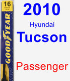 Passenger Wiper Blade for 2010 Hyundai Tucson - Premium