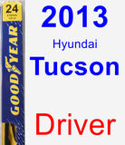 Driver Wiper Blade for 2013 Hyundai Tucson - Premium