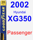 Passenger Wiper Blade for 2002 Hyundai XG350 - Premium