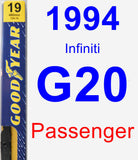 Passenger Wiper Blade for 1994 Infiniti G20 - Premium