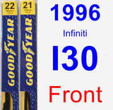 Front Wiper Blade Pack for 1996 Infiniti I30 - Premium