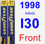 Front Wiper Blade Pack for 1998 Infiniti I30 - Premium