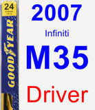 Driver Wiper Blade for 2007 Infiniti M35 - Premium