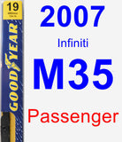 Passenger Wiper Blade for 2007 Infiniti M35 - Premium