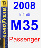 Passenger Wiper Blade for 2008 Infiniti M35 - Premium