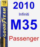 Passenger Wiper Blade for 2010 Infiniti M35 - Premium