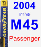 Passenger Wiper Blade for 2004 Infiniti M45 - Premium