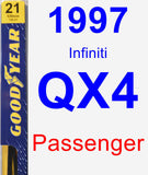 Passenger Wiper Blade for 1997 Infiniti QX4 - Premium