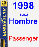 Passenger Wiper Blade for 1998 Isuzu Hombre - Premium