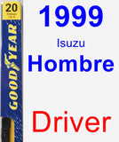 Driver Wiper Blade for 1999 Isuzu Hombre - Premium