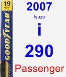 Passenger Wiper Blade for 2007 Isuzu i-290 - Premium