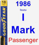 Passenger Wiper Blade for 1986 Isuzu I-Mark - Premium