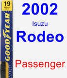 Passenger Wiper Blade for 2002 Isuzu Rodeo - Premium