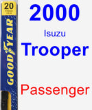 Passenger Wiper Blade for 2000 Isuzu Trooper - Premium