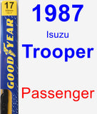 Passenger Wiper Blade for 1987 Isuzu Trooper - Premium