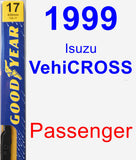 Passenger Wiper Blade for 1999 Isuzu VehiCROSS - Premium