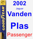 Passenger Wiper Blade for 2002 Jaguar Vanden Plas - Premium