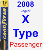 Passenger Wiper Blade for 2008 Jaguar X-Type - Premium