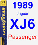 Passenger Wiper Blade for 1989 Jaguar XJ6 - Premium