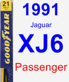 Passenger Wiper Blade for 1991 Jaguar XJ6 - Premium