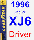 Driver Wiper Blade for 1996 Jaguar XJ6 - Premium