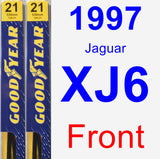 Front Wiper Blade Pack for 1997 Jaguar XJ6 - Premium