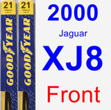 Front Wiper Blade Pack for 2000 Jaguar XJ8 - Premium