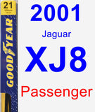 Passenger Wiper Blade for 2001 Jaguar XJ8 - Premium