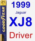 Driver Wiper Blade for 1999 Jaguar XJ8 - Premium