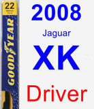 Driver Wiper Blade for 2008 Jaguar XK - Premium