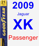 Passenger Wiper Blade for 2009 Jaguar XK - Premium