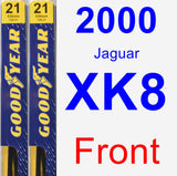 Front Wiper Blade Pack for 2000 Jaguar XK8 - Premium