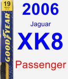 Passenger Wiper Blade for 2006 Jaguar XK8 - Premium