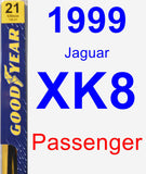 Passenger Wiper Blade for 1999 Jaguar XK8 - Premium