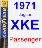 Passenger Wiper Blade for 1971 Jaguar XKE - Premium
