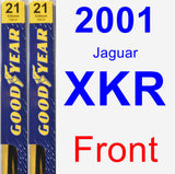 Front Wiper Blade Pack for 2001 Jaguar XKR - Premium