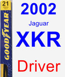 Driver Wiper Blade for 2002 Jaguar XKR - Premium