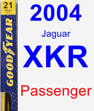 Passenger Wiper Blade for 2004 Jaguar XKR - Premium