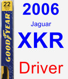 Driver Wiper Blade for 2006 Jaguar XKR - Premium