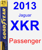 Passenger Wiper Blade for 2013 Jaguar XKR - Premium