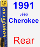 Rear Wiper Blade for 1991 Jeep Cherokee - Premium