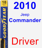 Driver Wiper Blade for 2010 Jeep Commander - Premium