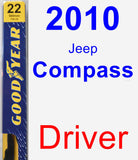 Driver Wiper Blade for 2010 Jeep Compass - Premium